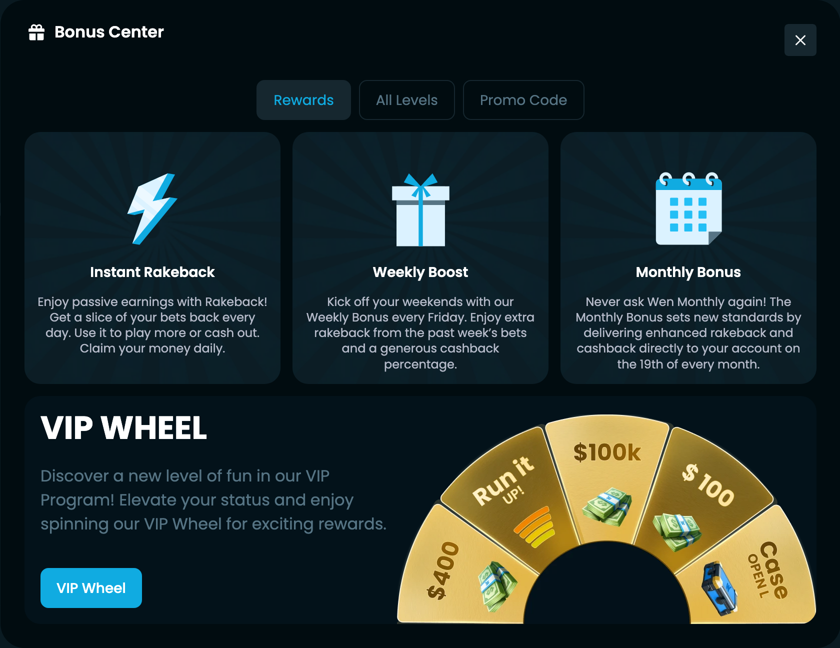 Section 3: Bonuses & Promotions